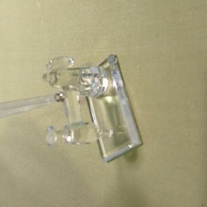 Vintage Glass Sewing Machine Ornament